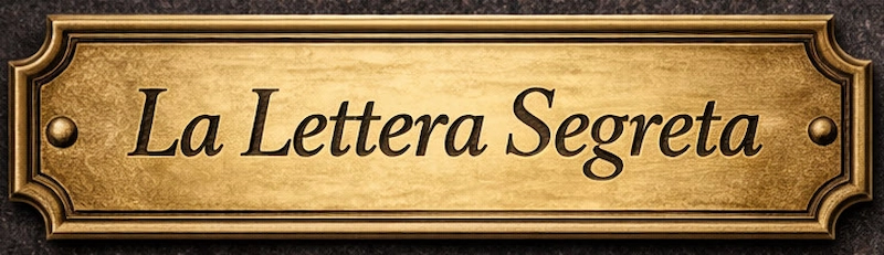 La Lettera Segreta nameplate