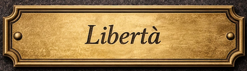 Libertà nameplate