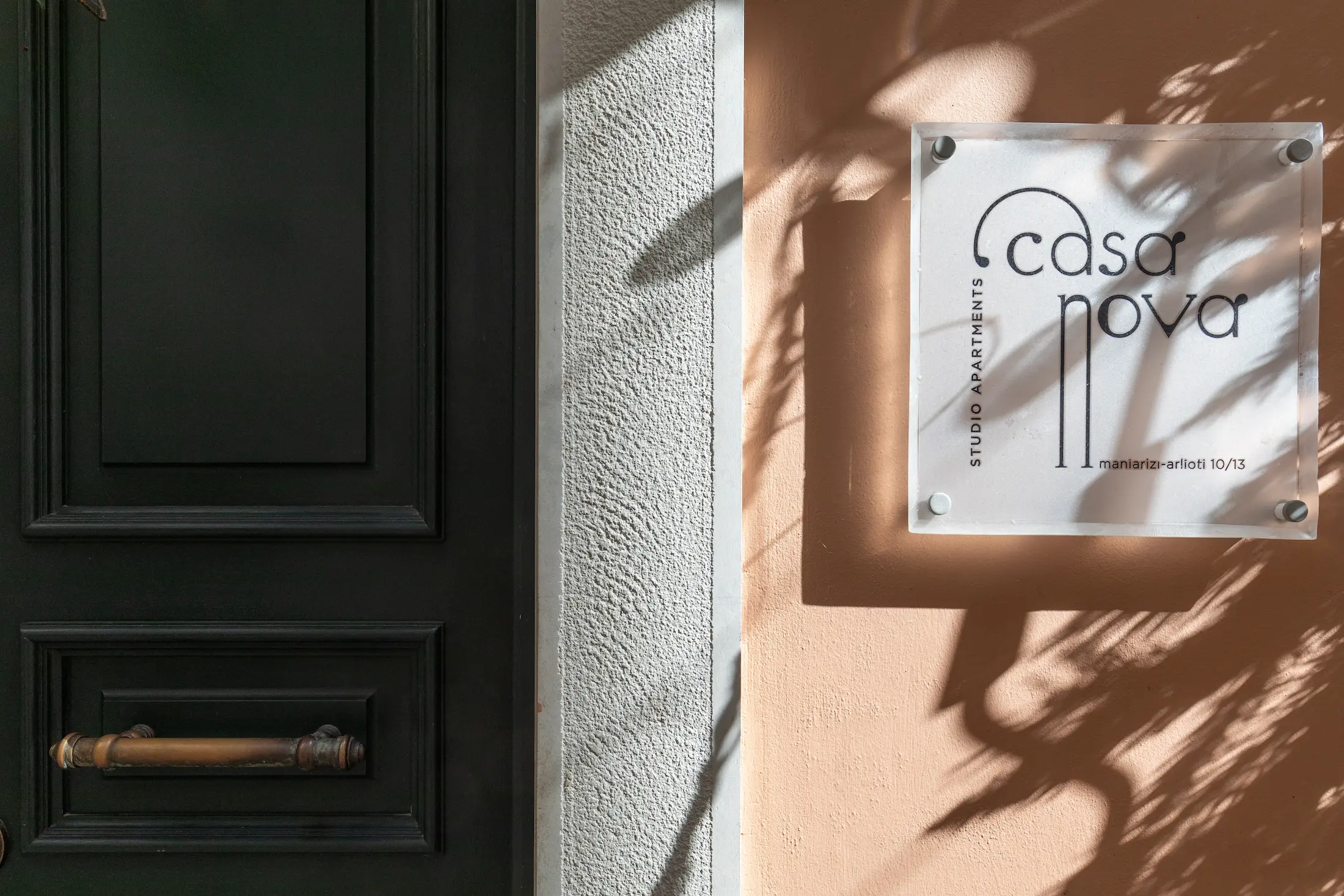 CasaNova main entrance Corfu Old Town