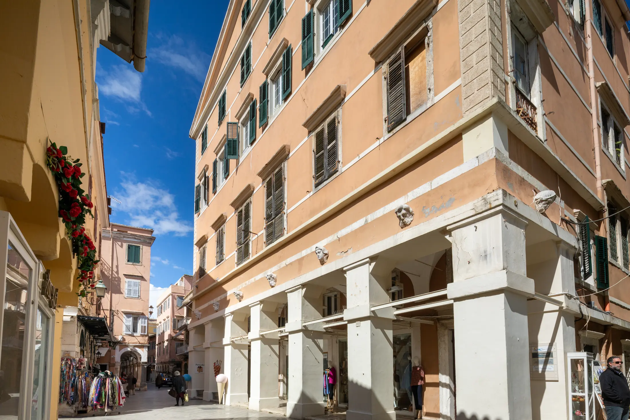 CasaNova location and surroundings in Corfu Old Town